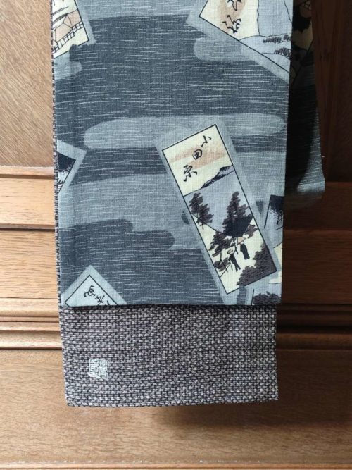 Handamde Kimono Scarf Wool | Tōkaidō